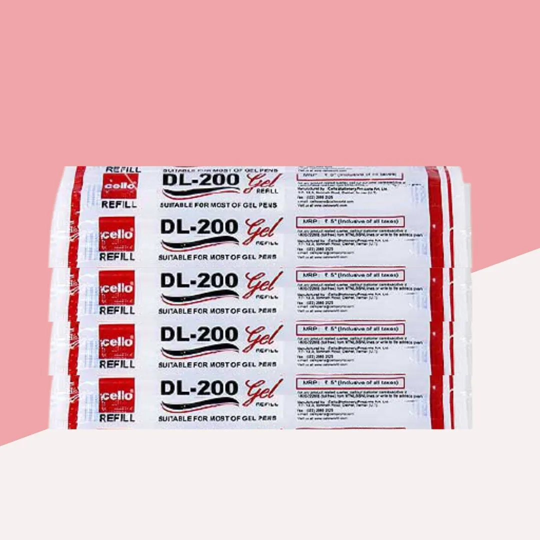 ( 10 pcs.)Cello DL-200 Gel Refill - Red