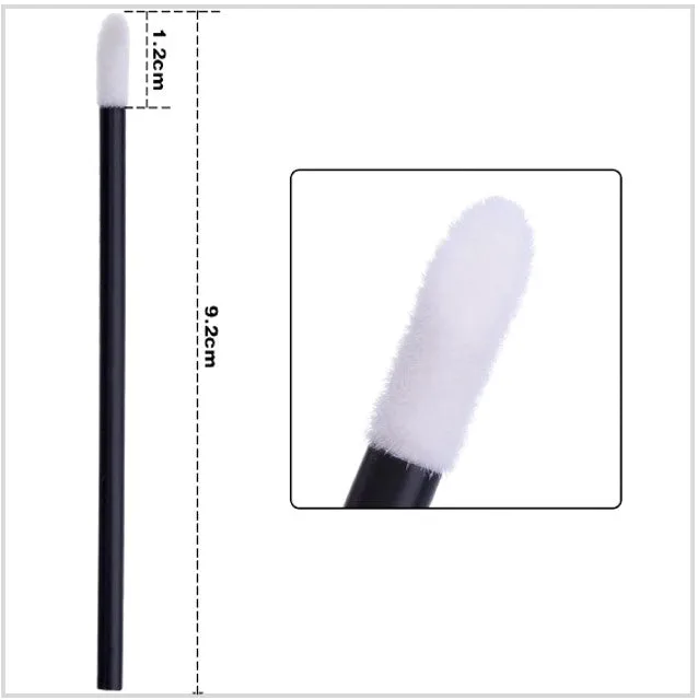 100 Eyelash Sponge Applicators