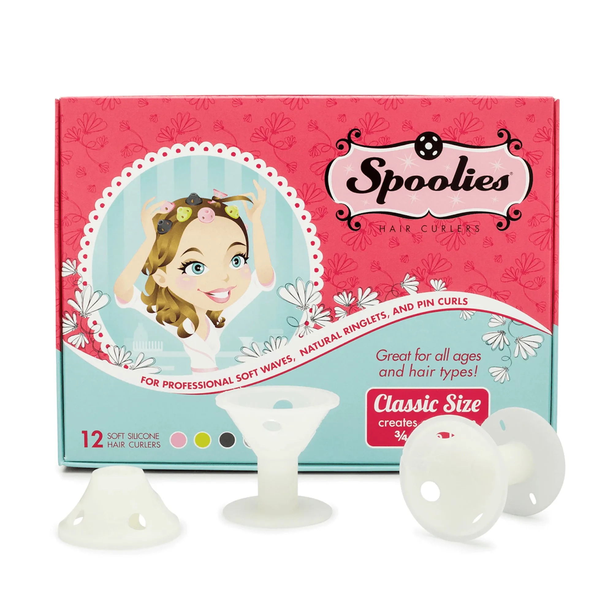 12pc Box - Medium Spoolies®, Hello GLOW-IN-THE-DARK