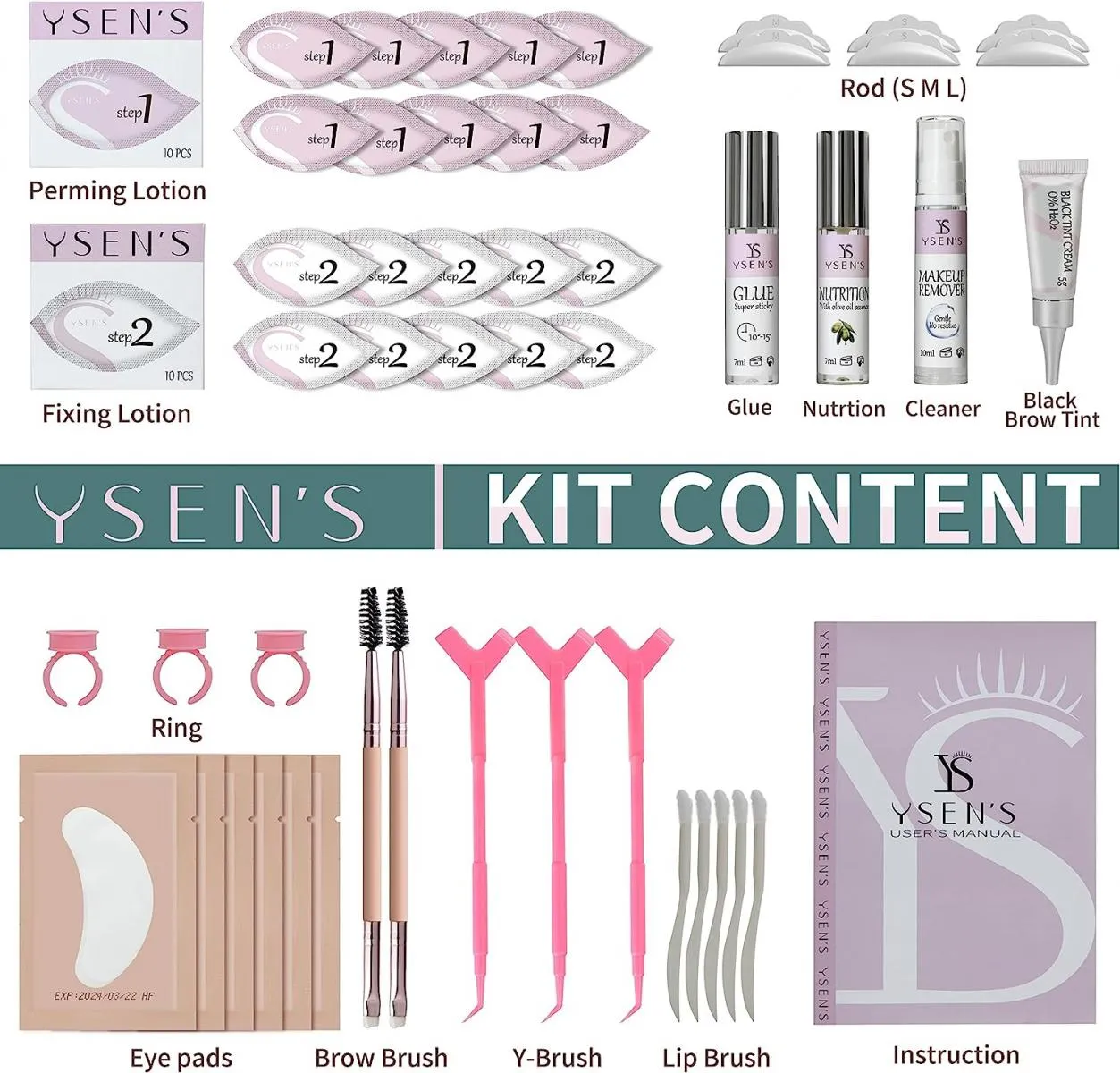 3 in 1 KIT - Lash Lift,  Brow Lift & Tint Kit