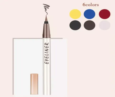 6 pack of Colorful Eyeliner Pens