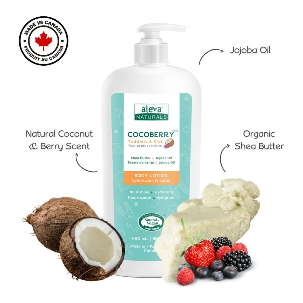 Aleva Naturals Cocoberry Toddler & Kids Body Lotion (480 ml)