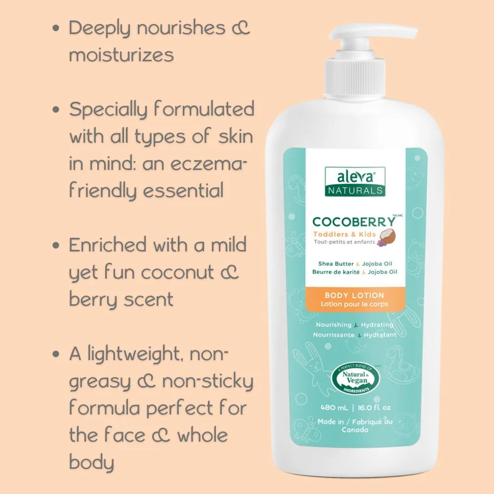 Aleva Naturals Cocoberry Toddler & Kids Body Lotion (480 ml)