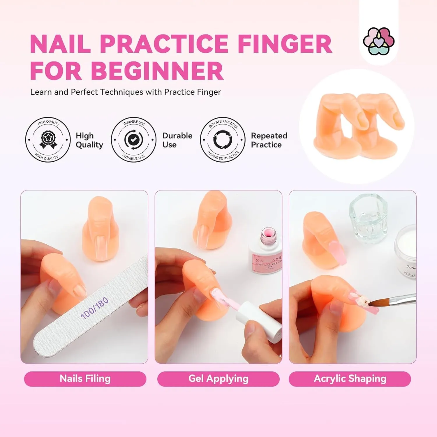 All-in-One Acrylic Nail Kit for Beginners: UV Lamp, Acrylic Powders, Gel Polishes & Accessories