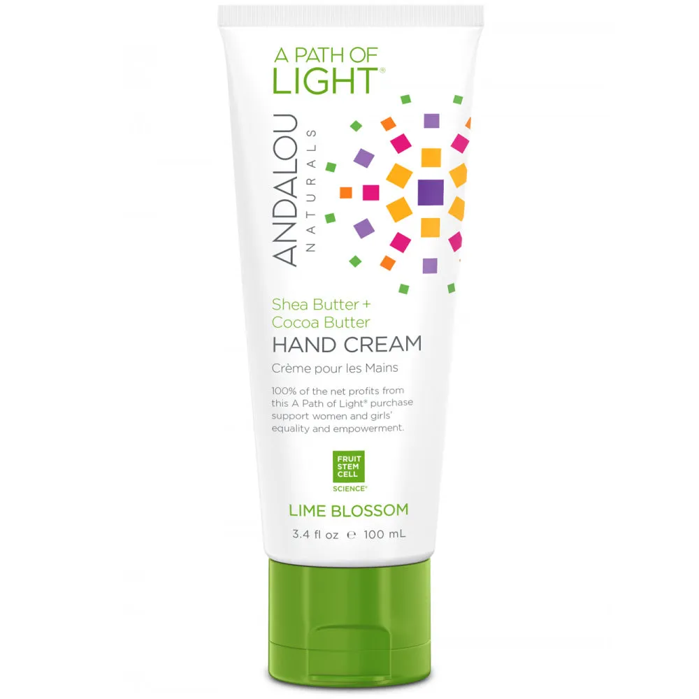 ANDALOU - A Path of Light Lime Blossom Hand Cream - 3.4 fl. oz. (100 ml)