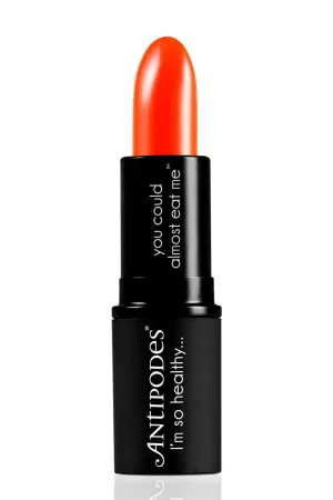 ANTIPODES MOISTURE-BOOST NATURAL LIPSTICK PIHA BEACH TANGERINE