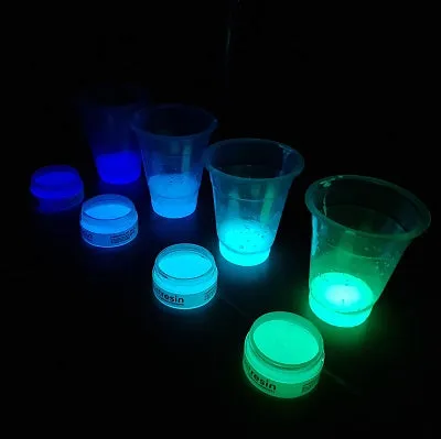 Blue - Glow in the Dark Powder Pigment