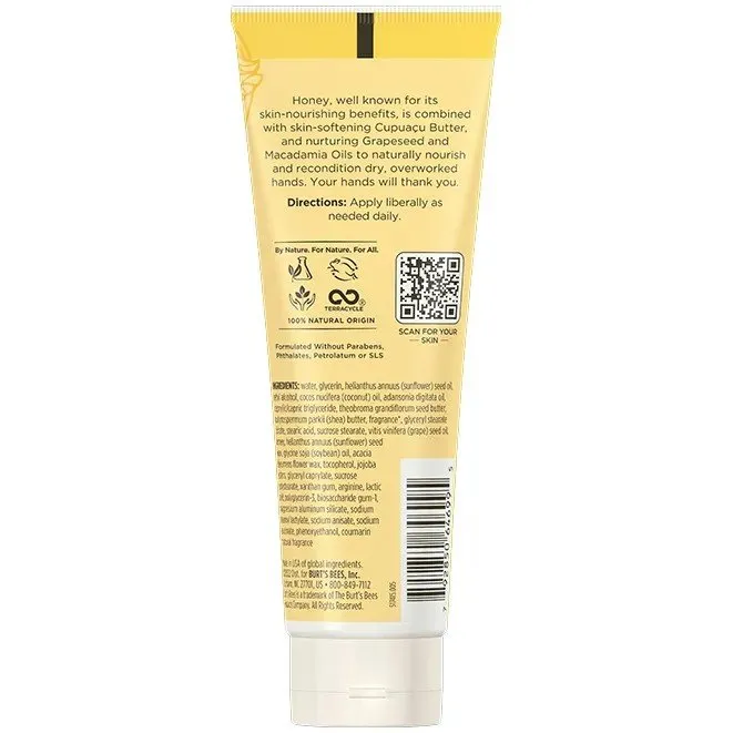 Burt's Bees Thorougly Therapeutic Honey & Grapeseed 2.6 oz Cream