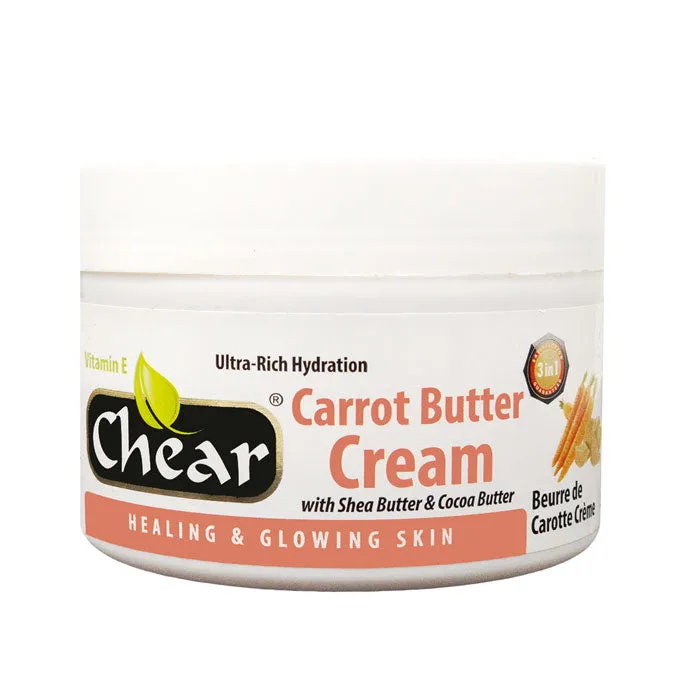 Chear Carrot Butter Cream with Shea Butter & Cocoa Butter 500ml