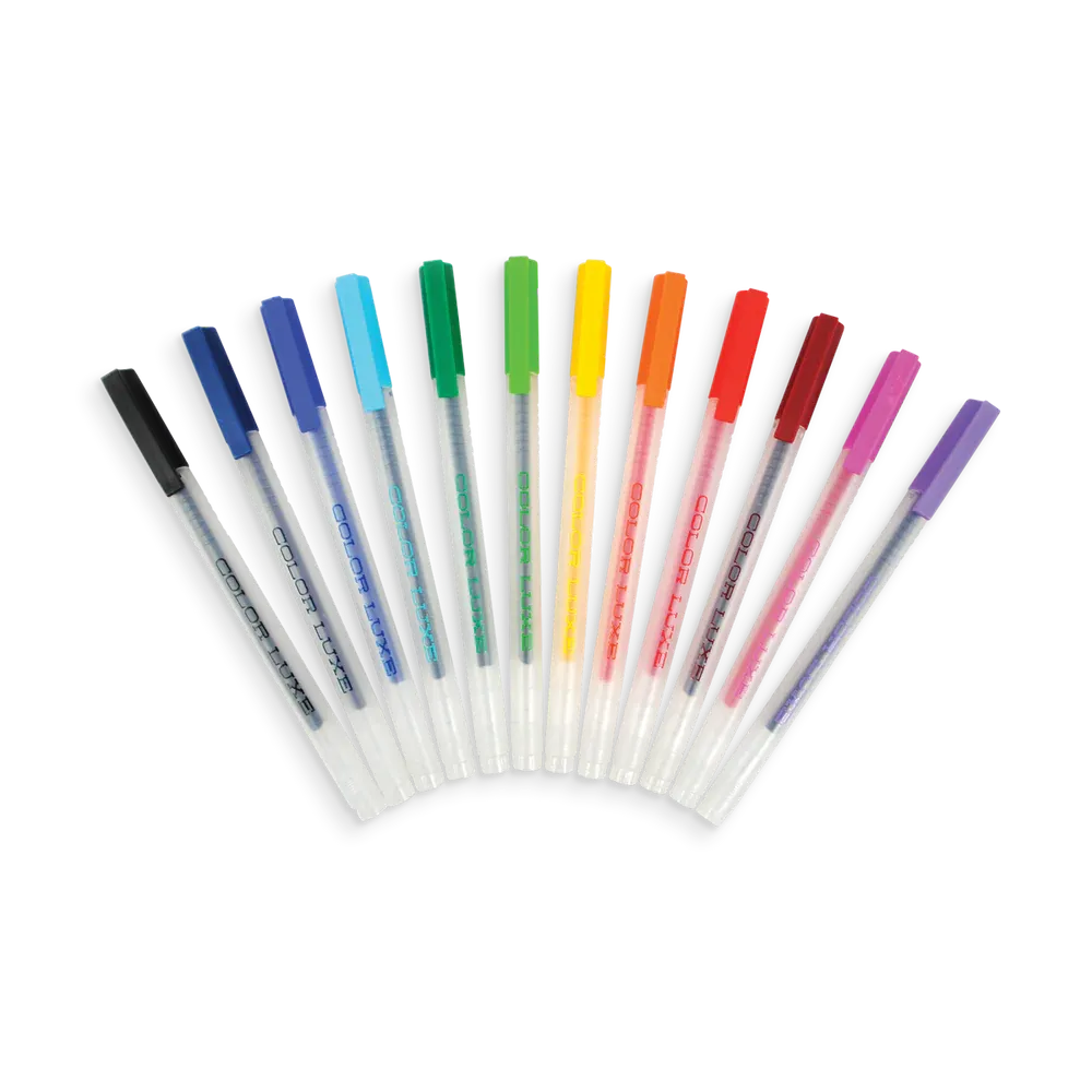 Color Luxe Fine Tip Gel Pens