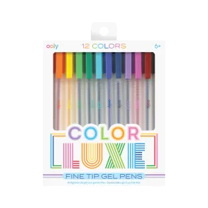 Color Luxe Fine Tip Gel Pens