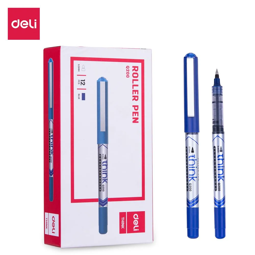 Deli Roller Pen 0.5mm Blue