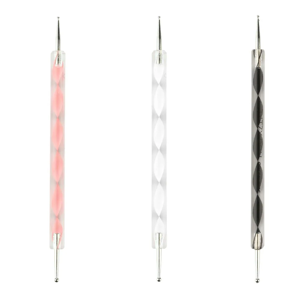 Ditzy Doll Nail Dotting Manicure Pens 5 Pack - Nail Art Tools for Creating Intricate Designs and Patterns