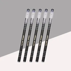 Elkos Alfa Df Ball Pen – Black ( Pack of 5 )