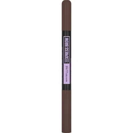 Eyebrow pencil Satin Brow Duo - 004: Dark brown, Maybelline New York