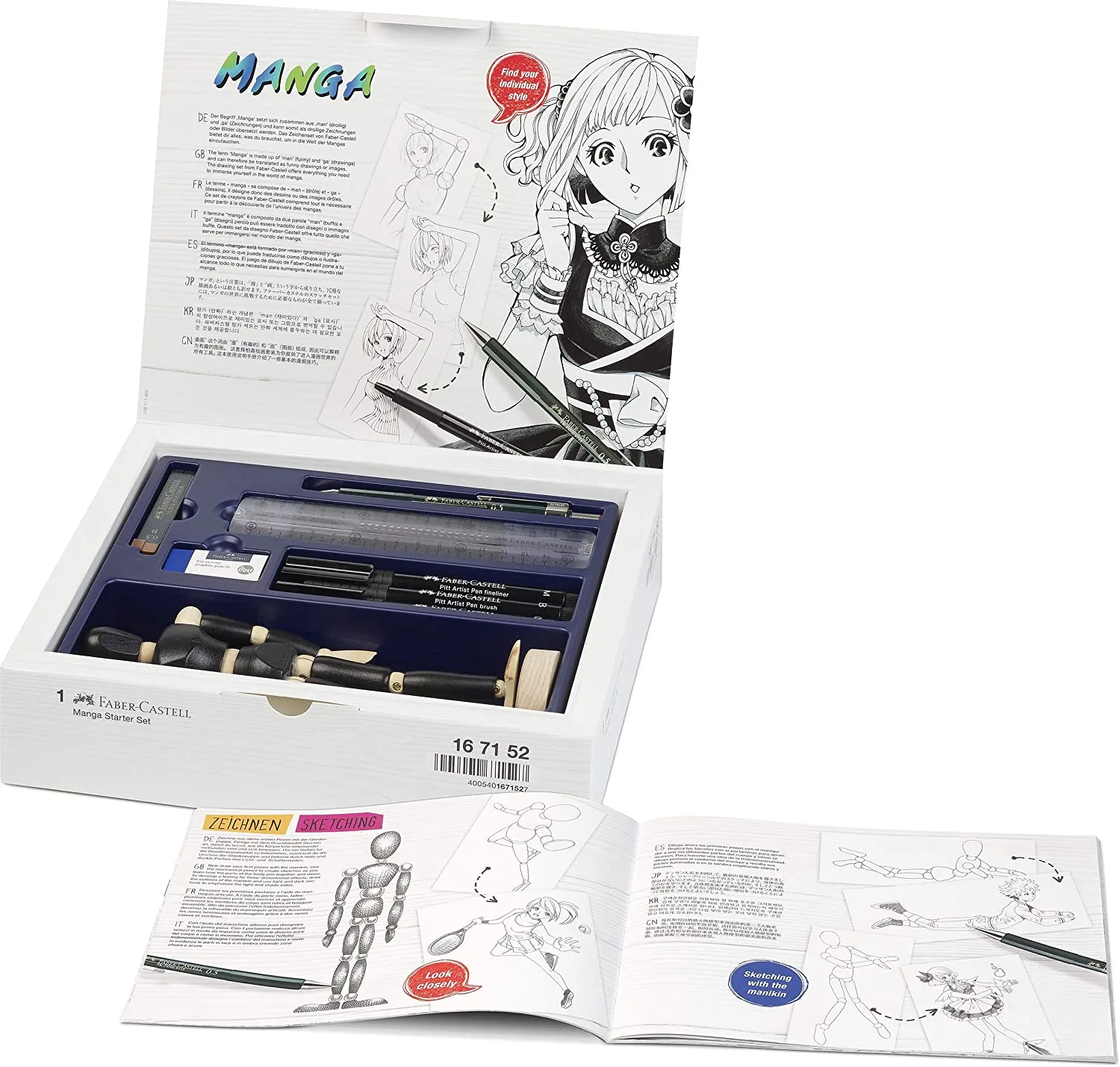 FABER-CASTELL PITT ARTIST PEN MANGA STARTER