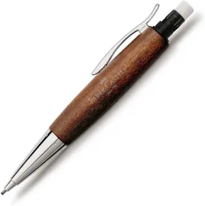 FABER-CASTELL PROP PENCIL WOOD CHROME BROWN