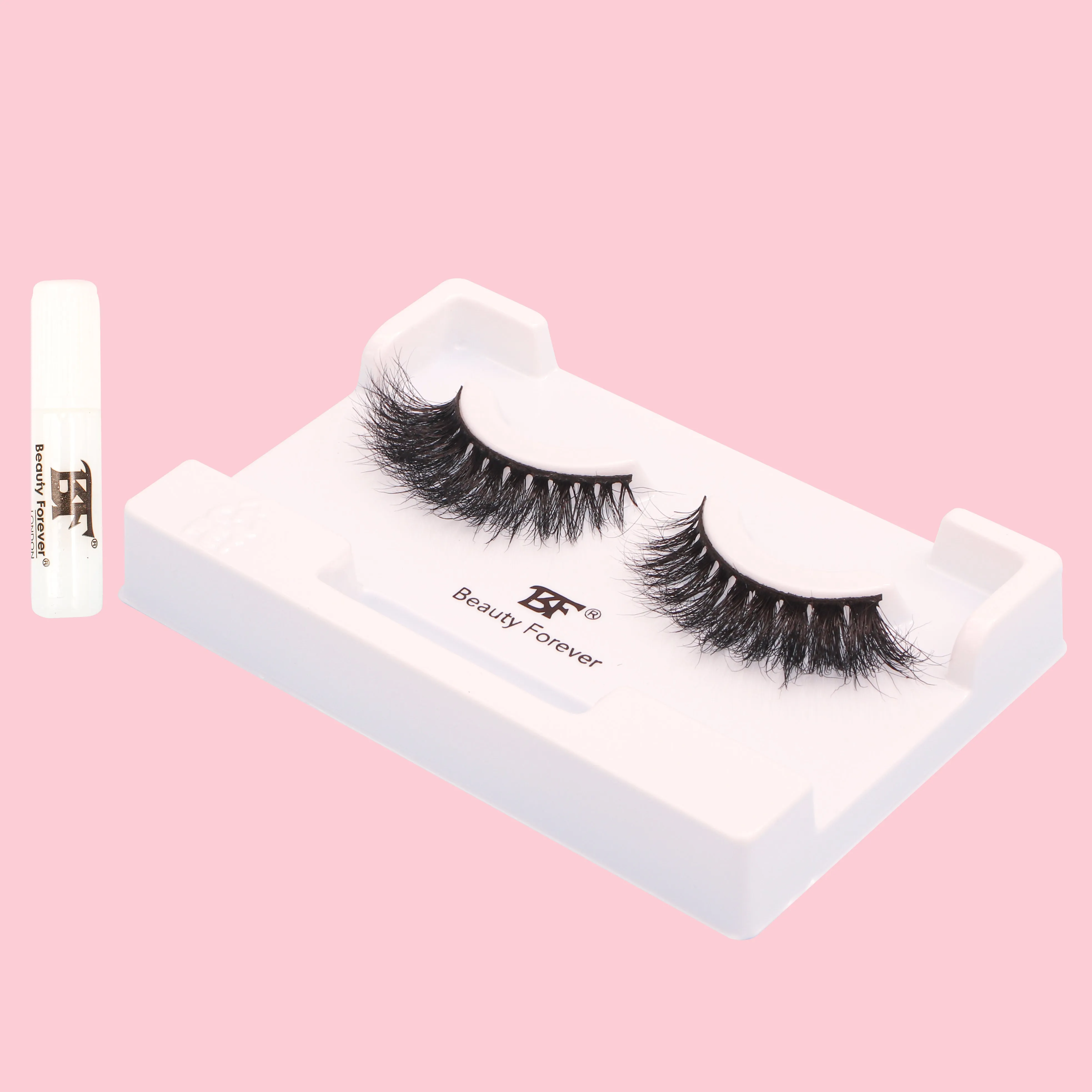 Faux Mink 3D Eyelashes-Ebony No. 120 (Elegantly layered and defined)