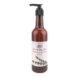 French Lavender Natural Hand & Body Lotion  300ml - Pure Anada