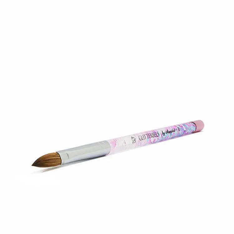 Glitterbels Pinched Glitter Acrylic Brush #8