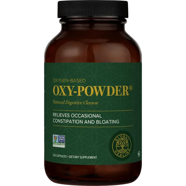 Global Healing Oxy-Powder Colon & Detox Cleanse 120 Capsules