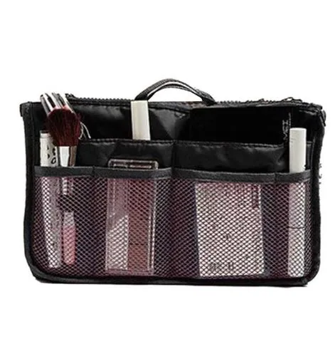 HANDBAG ORGANISER/INSERT BLACK