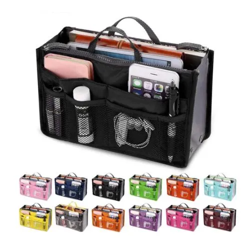 HANDBAG ORGANISER/INSERT BLACK