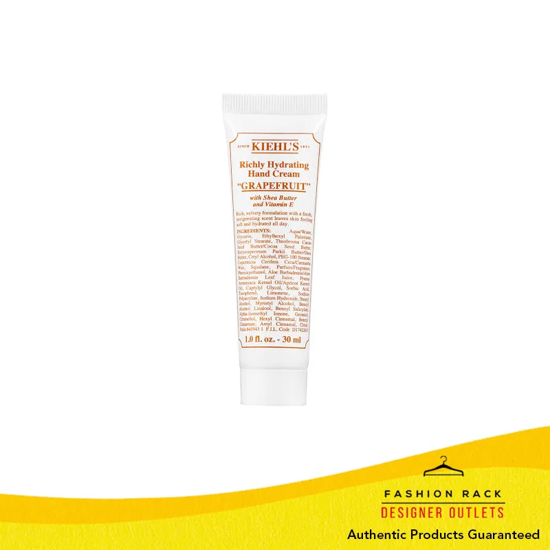 Kiehl's Hand Cream 30ml Grapefruit