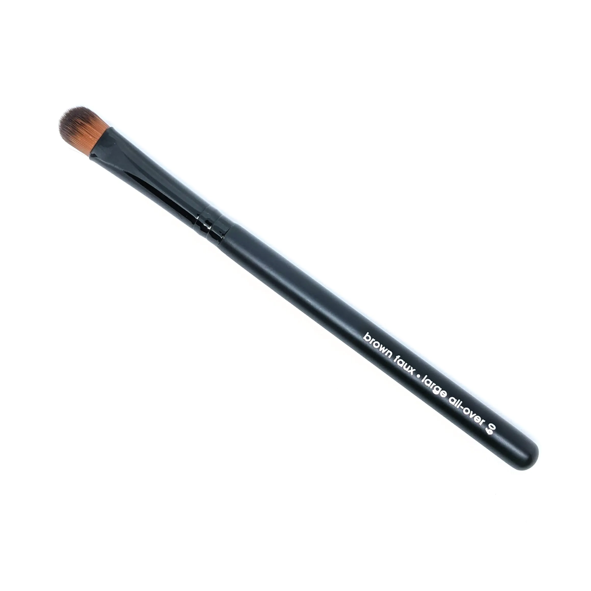 Large Allover Brush - Vegan Brown Faux