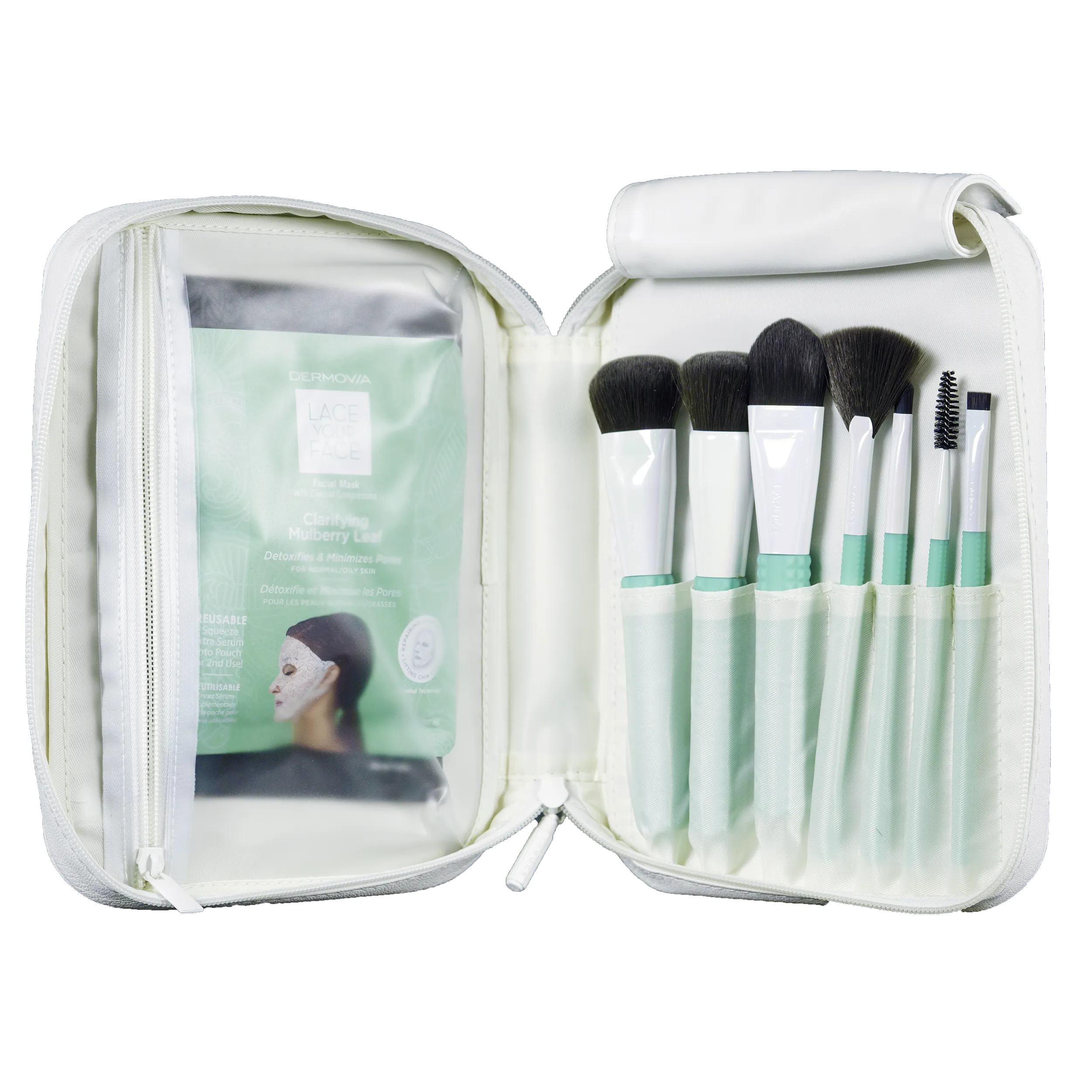 LARUCE x Dermovia Essential Facial Brush Set