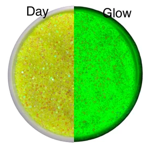 Lemon Drop fine glow in the dark glitter