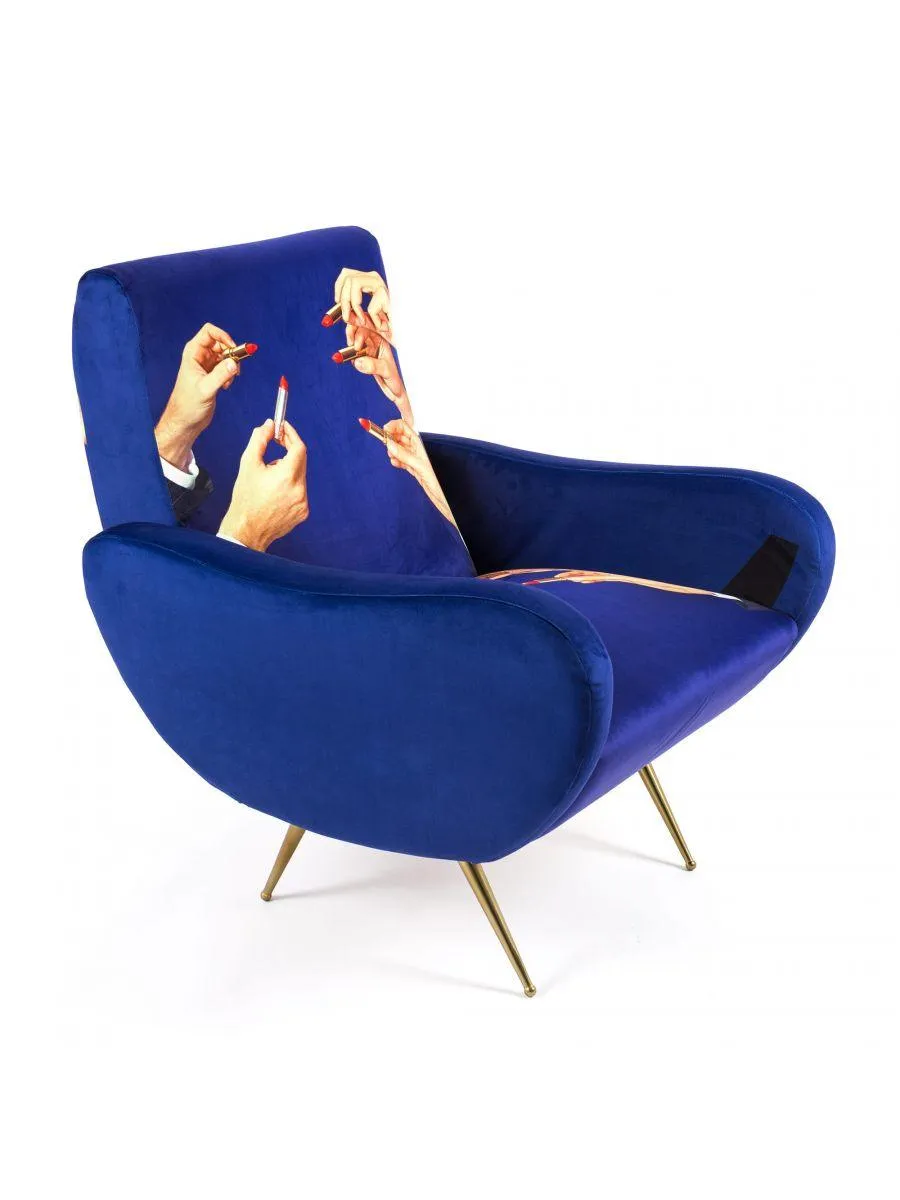 LIPSTICKS armchair blue