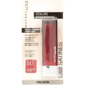 Maybelline Color Sensational Lipstick 547 Pleasure Me Red, Maybelline New York