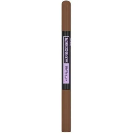 Maybelline Express Brow Duo 2-in-1 Natural Eyebrow Pencil with Filler Powder, Medium Brown , 1 pc. , Maybelline New York