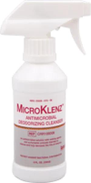 MicroKlenz™ Antimicrobial and Deodorizing Wound Cleanser 8Oz Bottle, No-rinse, Latex-free, with Acemannan Hydrogel