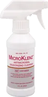 MicroKlenz™ Antimicrobial and Deodorizing Wound Cleanser 8Oz Bottle, No-rinse, Latex-free, with Acemannan Hydrogel