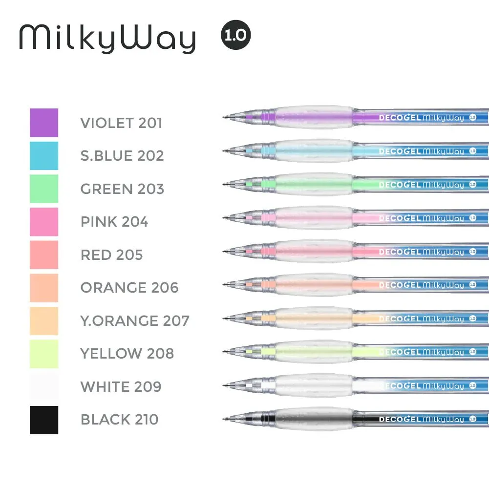 Milky Way Decogel Karin Pastel Gel Pens