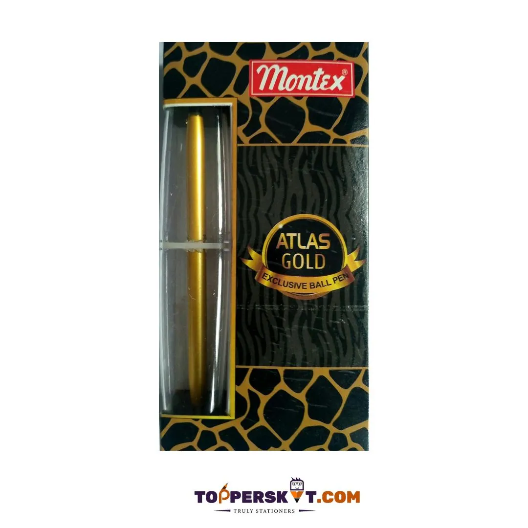 Montex Atlas Gold Exclusive Ball Pen ( Pack of 1 )