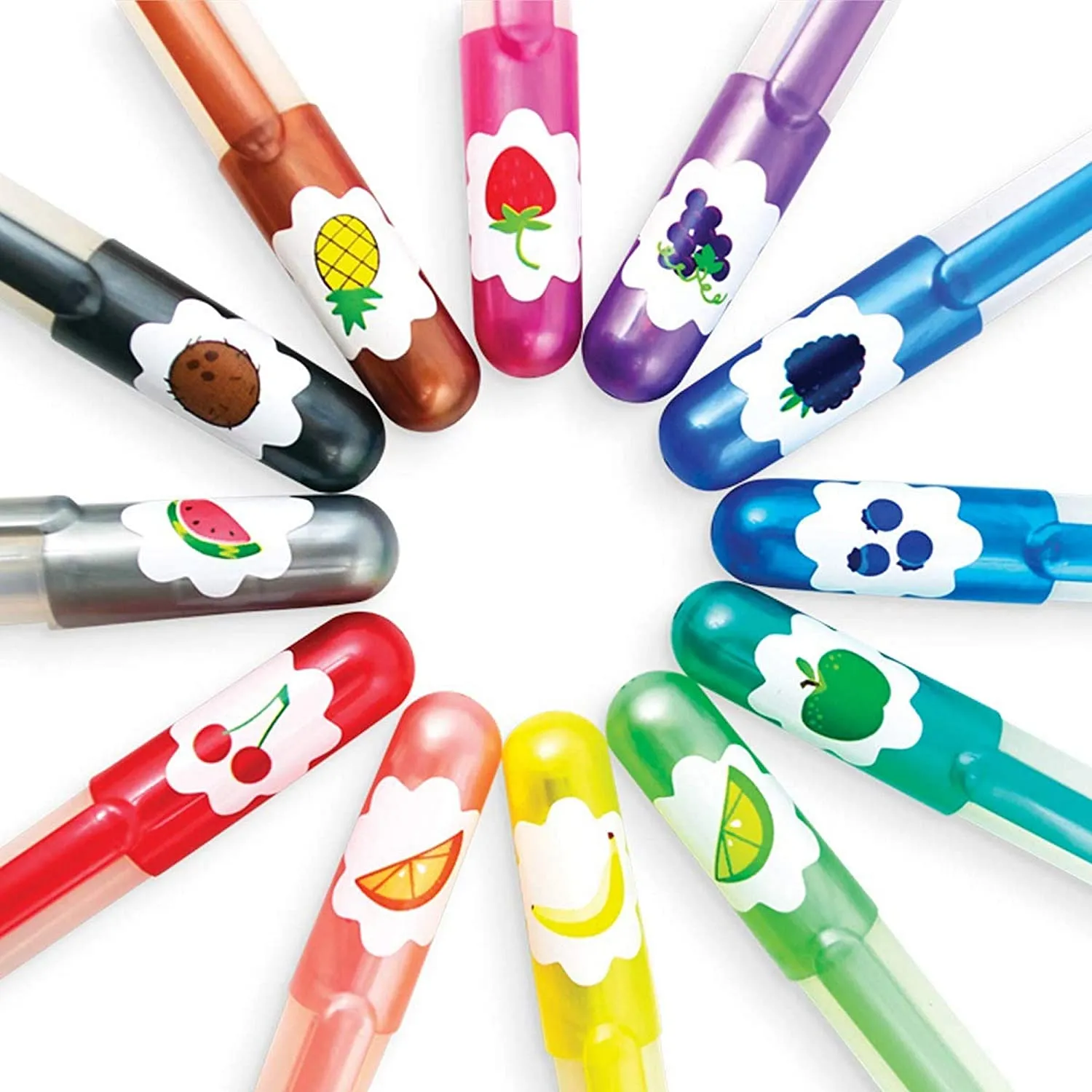 Ooly Yummy Yummy Scented Glitter Gel Pens - Set of 12