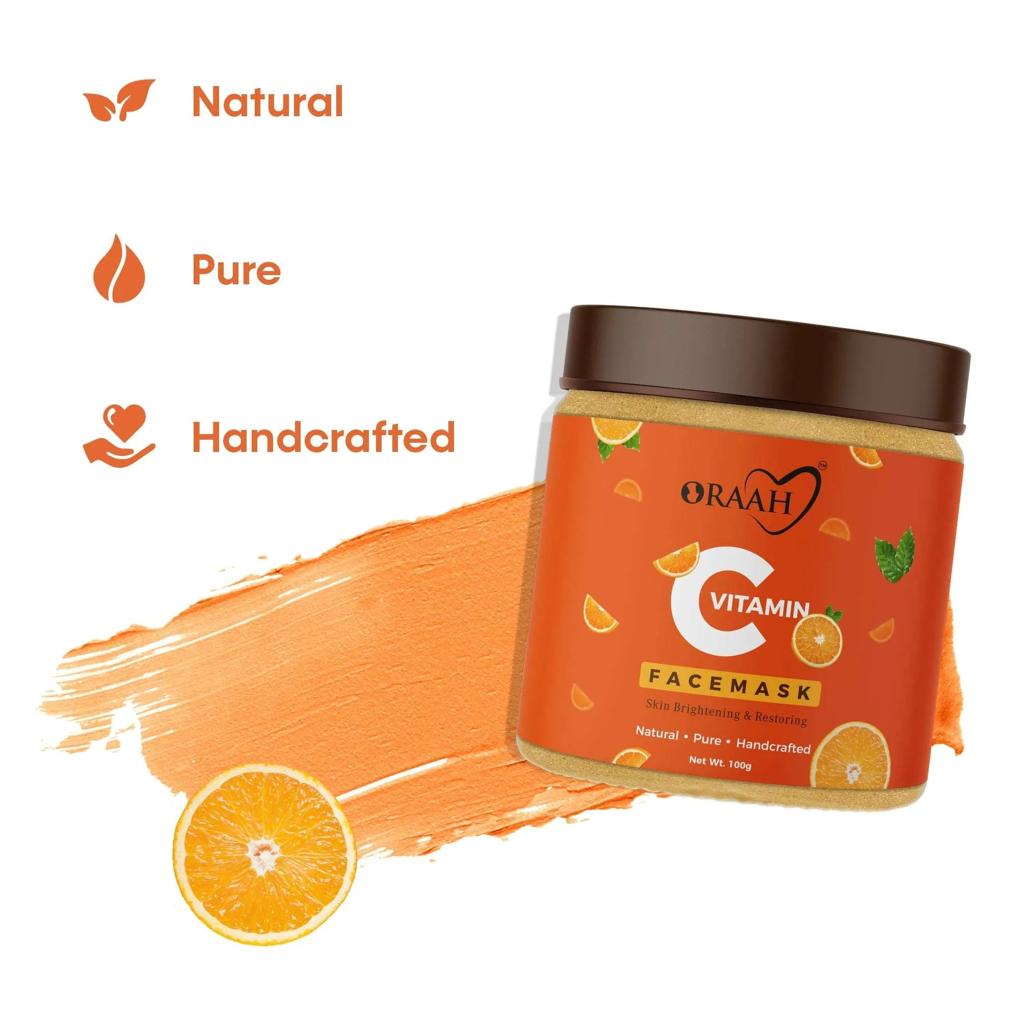 Oraah Vitamin C Face mask - 100 Grams