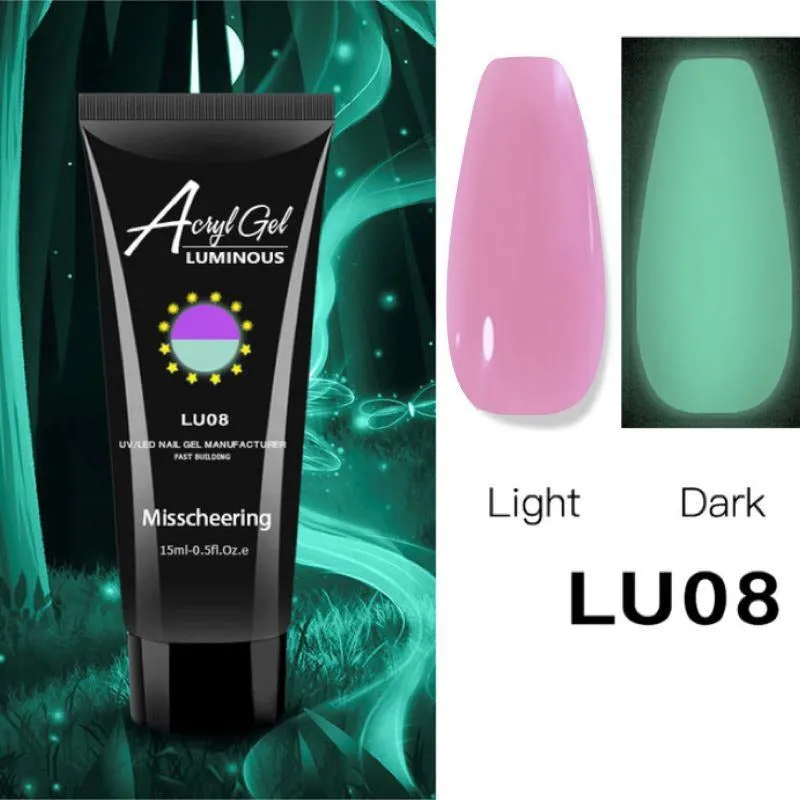 PolyGel Gel In A Tube - Glow in the Dark