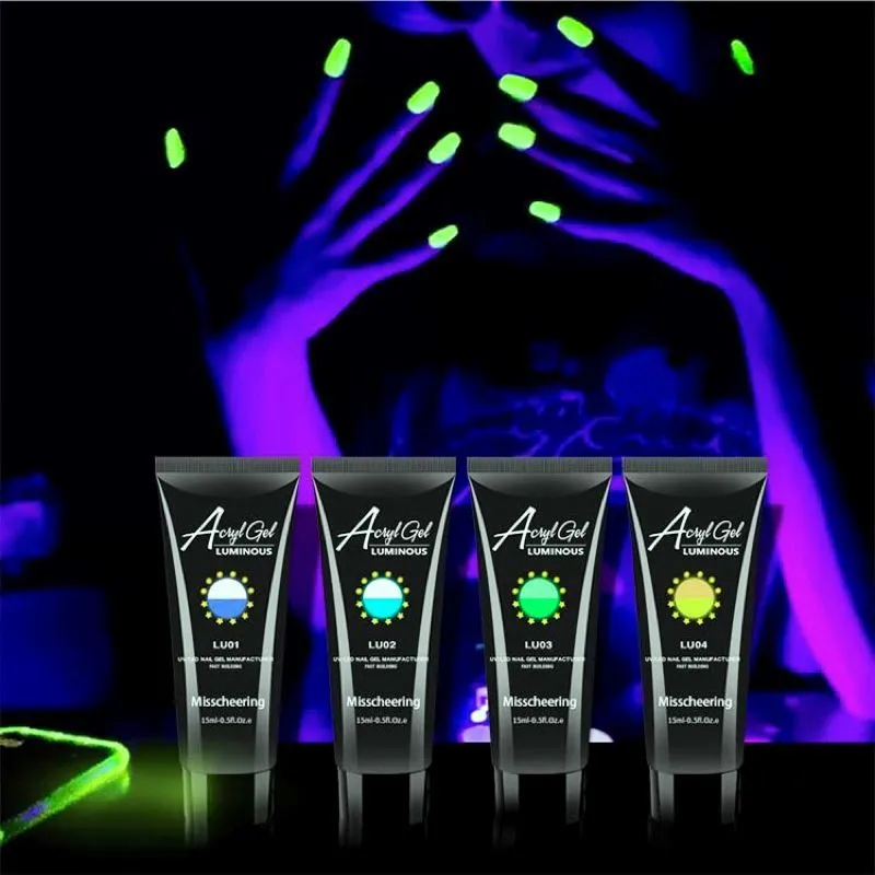 PolyGel Gel In A Tube - Glow in the Dark