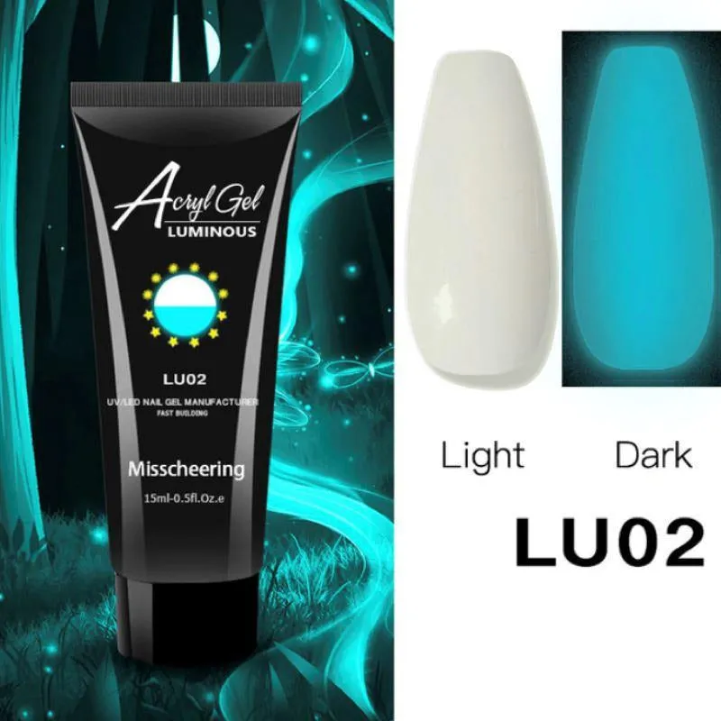 PolyGel Gel In A Tube - Glow in the Dark