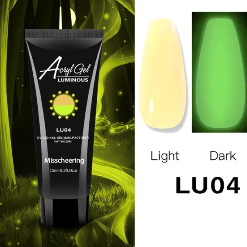 PolyGel Gel In A Tube - Glow in the Dark