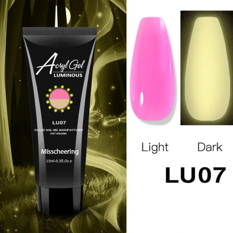 PolyGel Gel In A Tube - Glow in the Dark