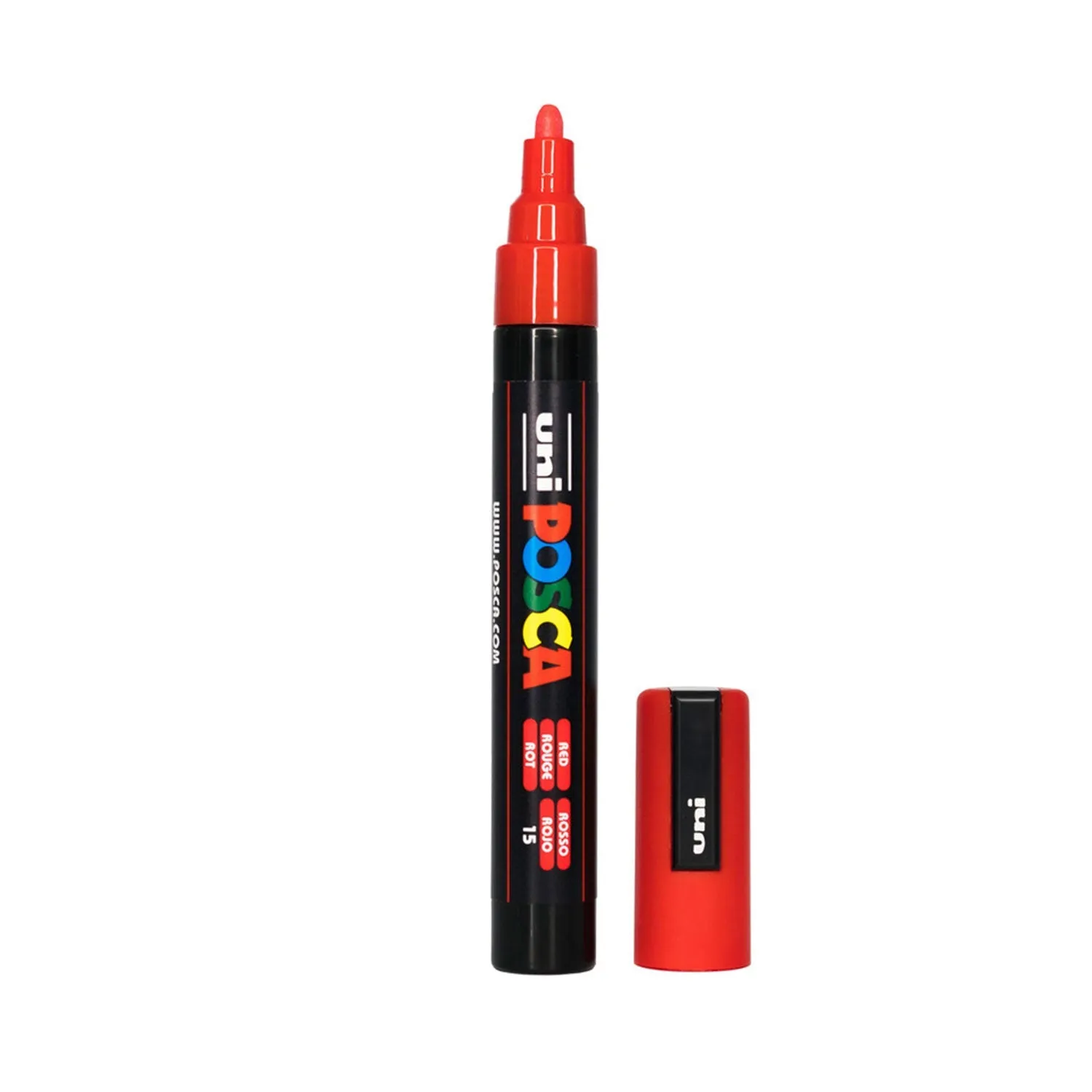 POSCA Medium Bullet Tip Paint Marker Pen PC-5M - Red