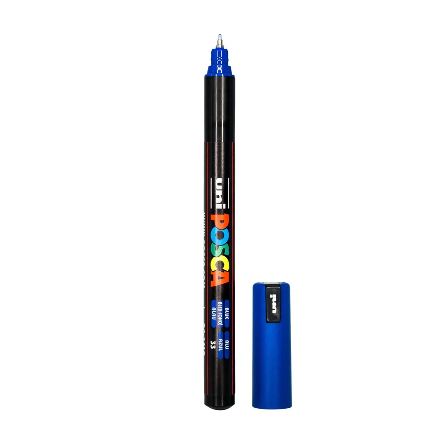 POSCA Ultra-Fine Tip Paint Marker Pen PC-1MR - Blue