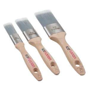 ProDec Ice 3 Piece Fusion Oval Paint Brushes