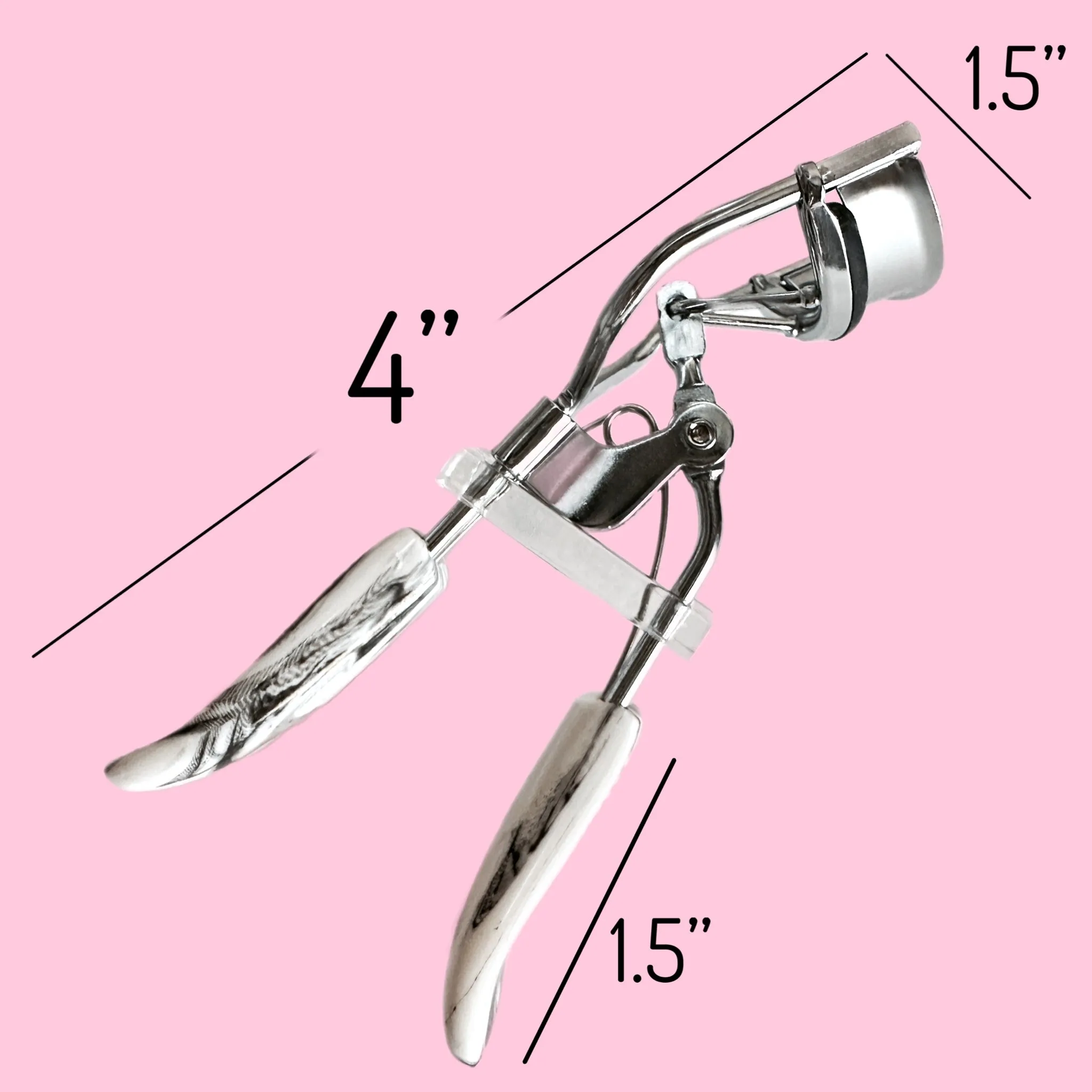 Professional Eyelash Curler Long Lasting Lifted Eyelashes Ergonomic Comfort Hold Perfect Curls in Seconds (x2 Marble Style Handle)