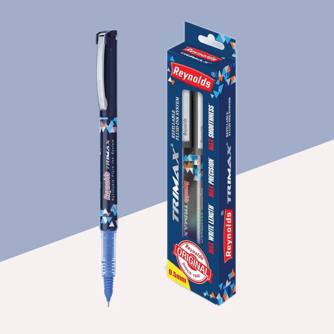 Reynolds Trimax Gel Pen – Blue ( Pack of 1 )